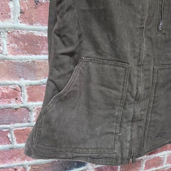 Women's LAKIN MCKEY Trading Co. Cotton Gilet Sherpa Vest Size 39.24 Medium - Picture 5 of 7